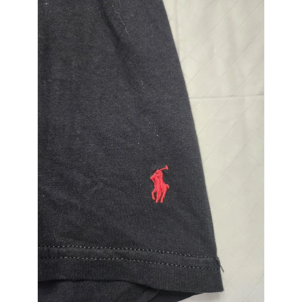 Polo Ralph Lauren Hoodie Mens Large Gray Comfort Jersey Pullover Red Pony Logo